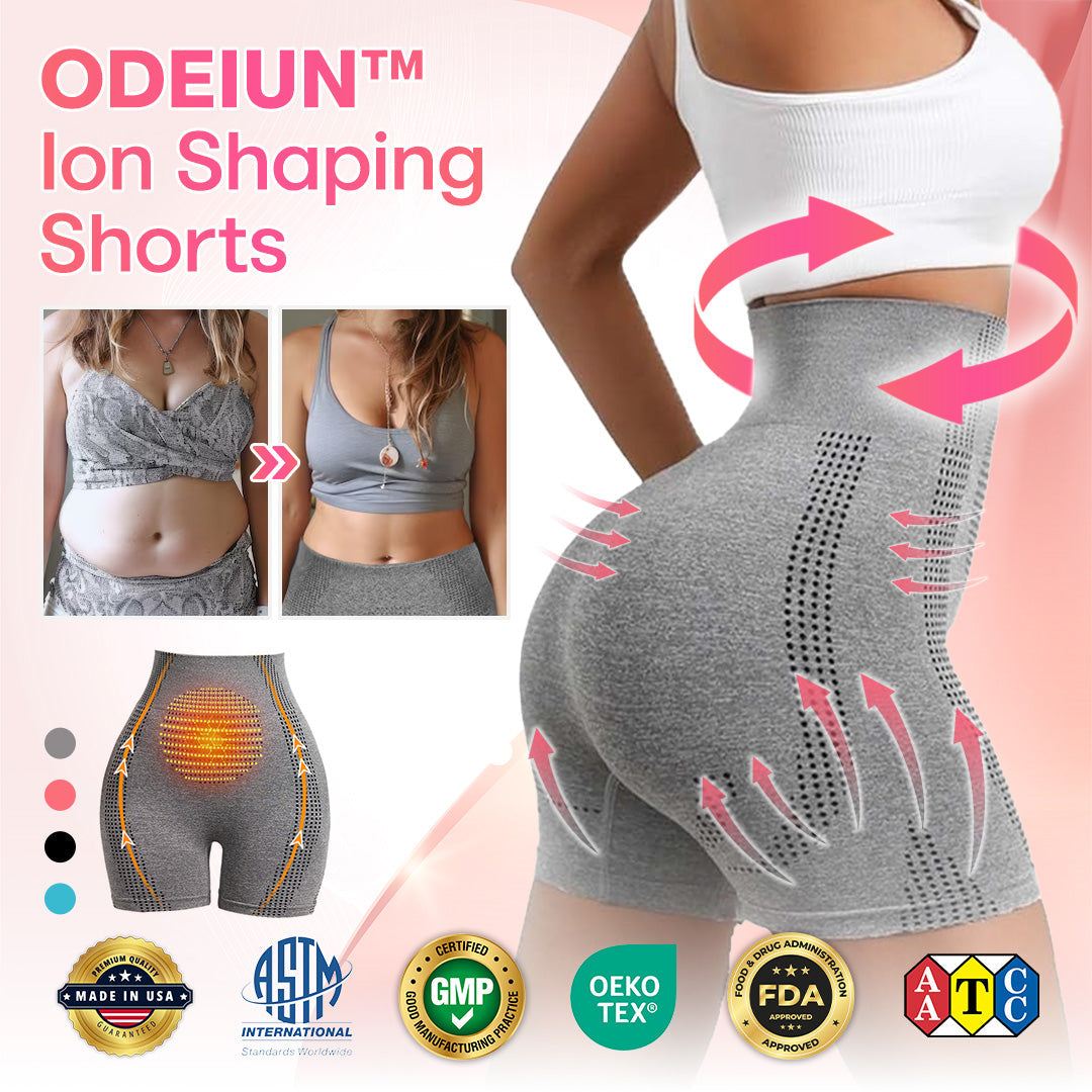 ✨[OFFICIAL STORE]  ODEIUN™ Ion Shaping Shorts – Slim & Tone with Tourmaline-Infused Fabric! ✅ Breathable & Compression ✅ Boosts Circulation ✅ Quick Results – Feel the Difference Instantly