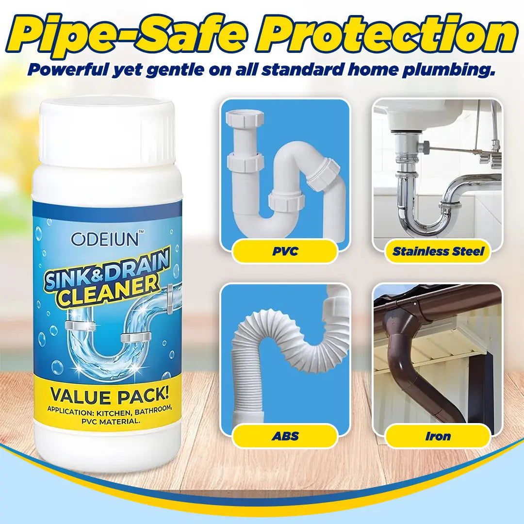 🚀ODEIUN™ Rapid Drain Opener: Pro-Strength & Pipe-Safe Clog Remover🚀