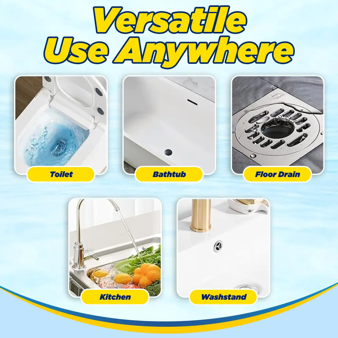 🚀ODEIUN™ Rapid Drain Opener: Pro-Strength & Pipe-Safe Clog Remover🚀